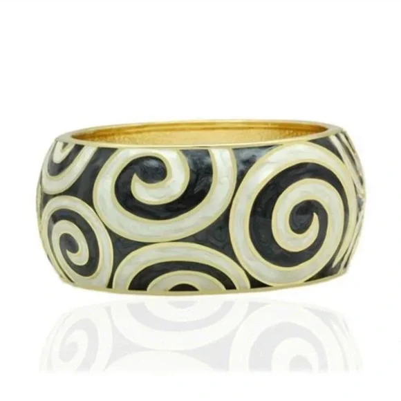 Exotic Swirl Bangle Bracelet - Picture 2 of 2